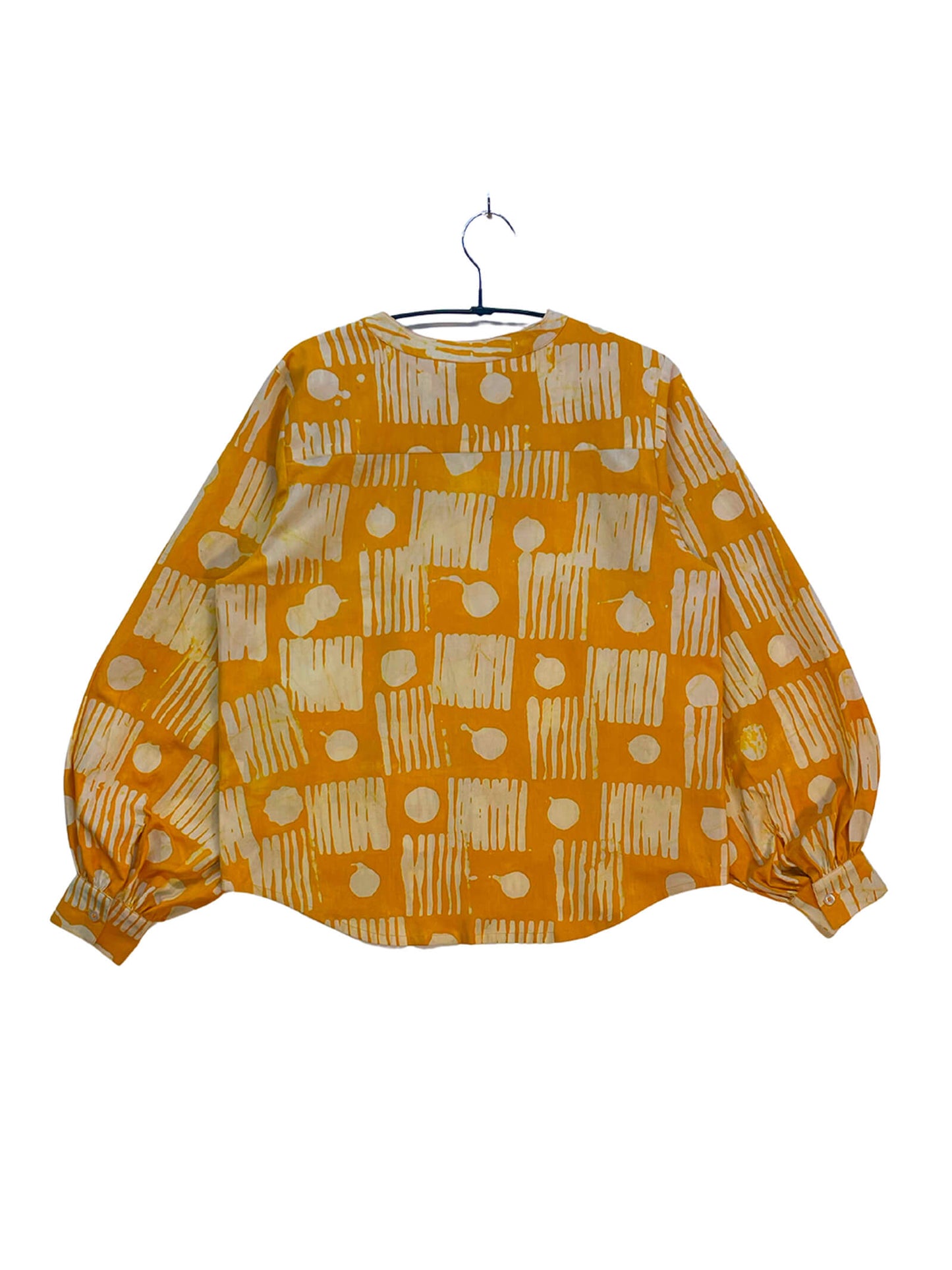Batik Band Collar Shirt