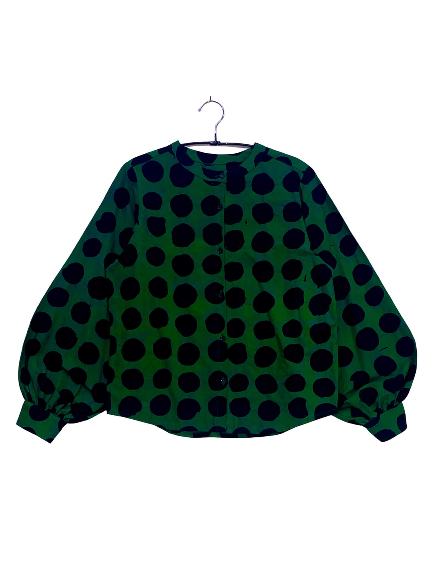 Batik Band Collar Shirt