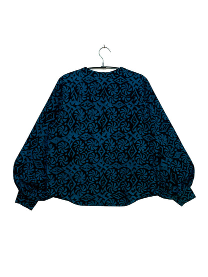 Batik Band Collar Shirt