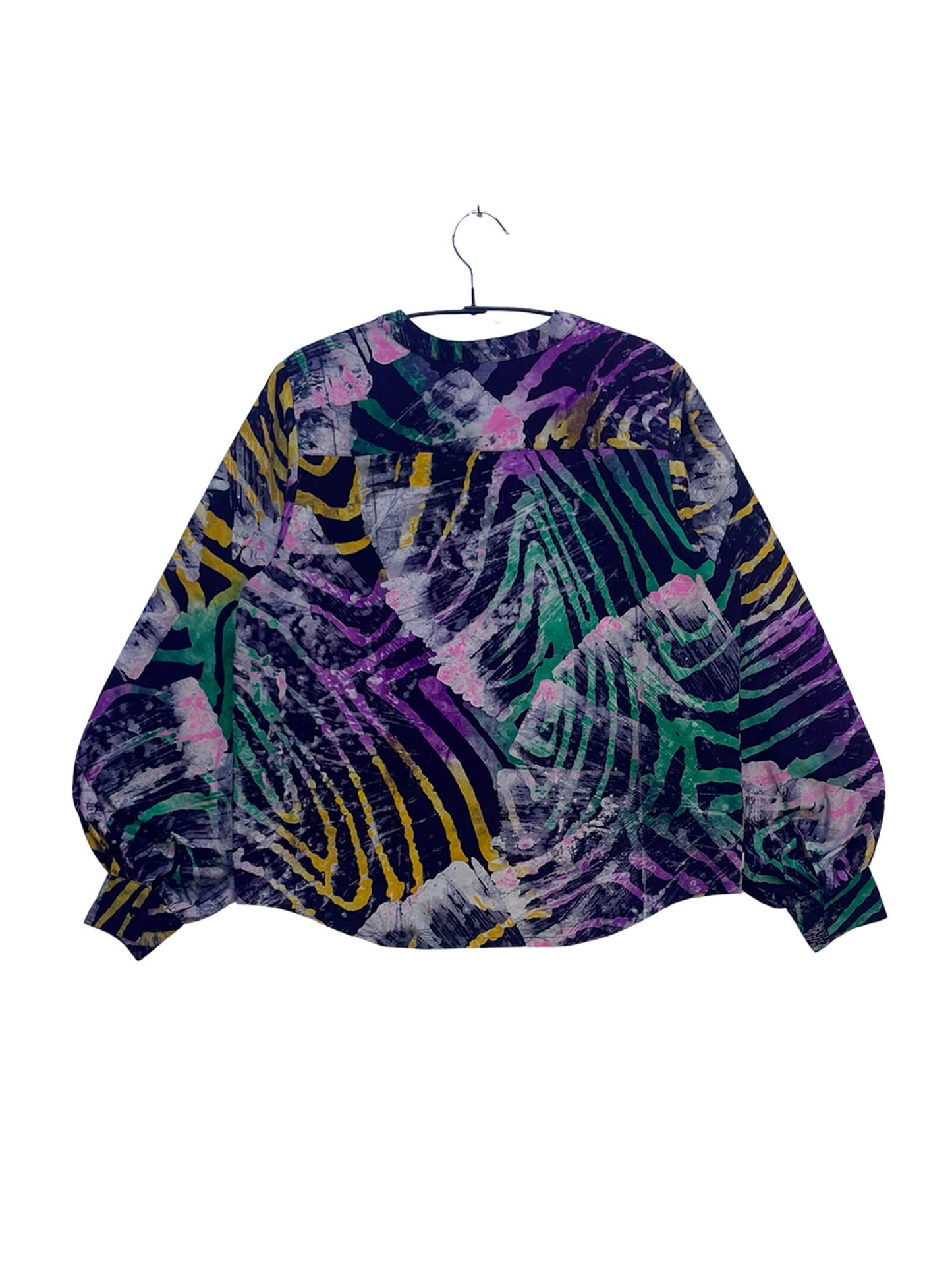 Batik Band Collar Shirt