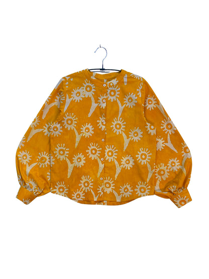 Batik Band Collar Shirt