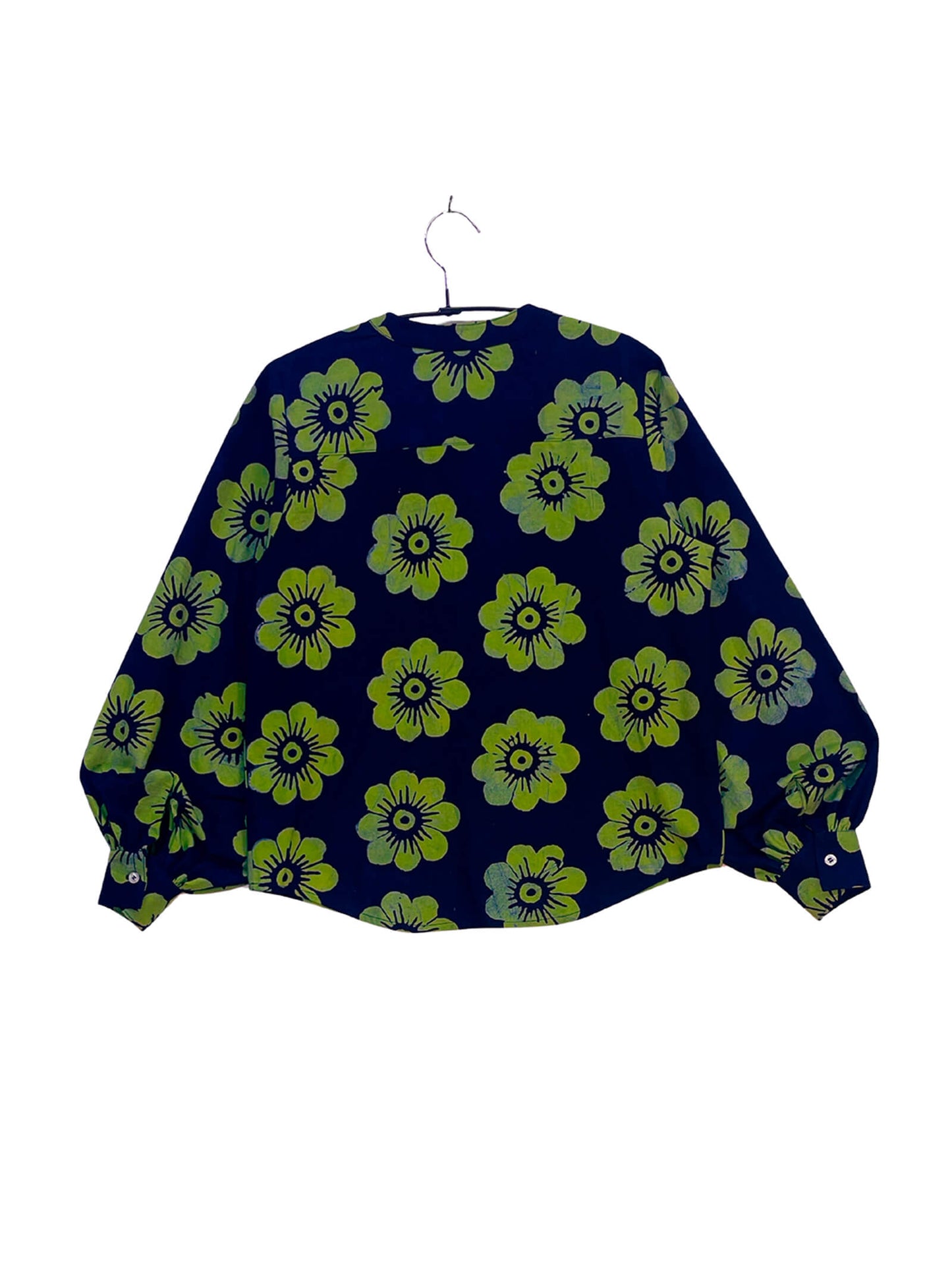 Batik Band Collar Shirt