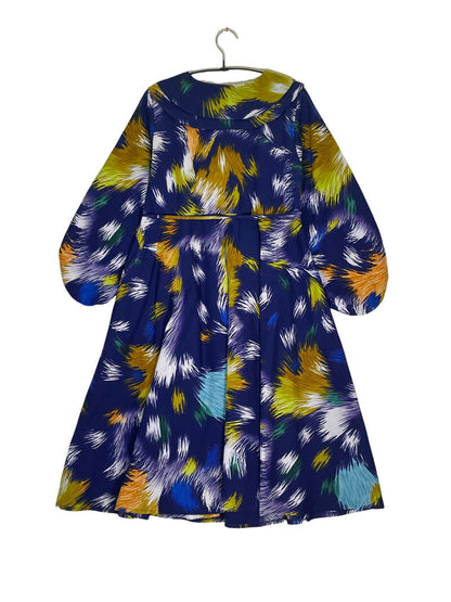 Bishop Sleeve Wrap Dress #571 <M>