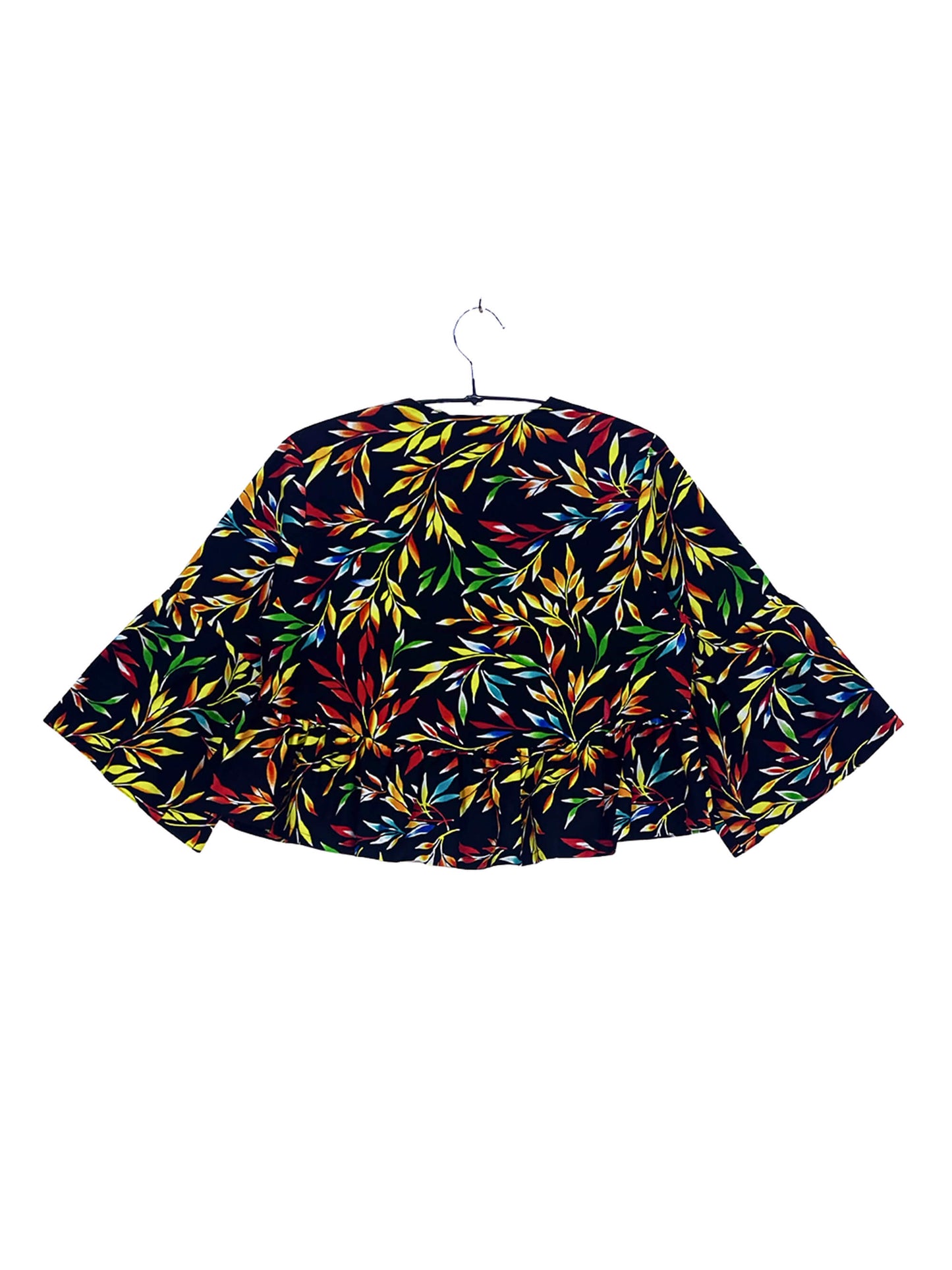 ベルスリーブクロップドジャケット