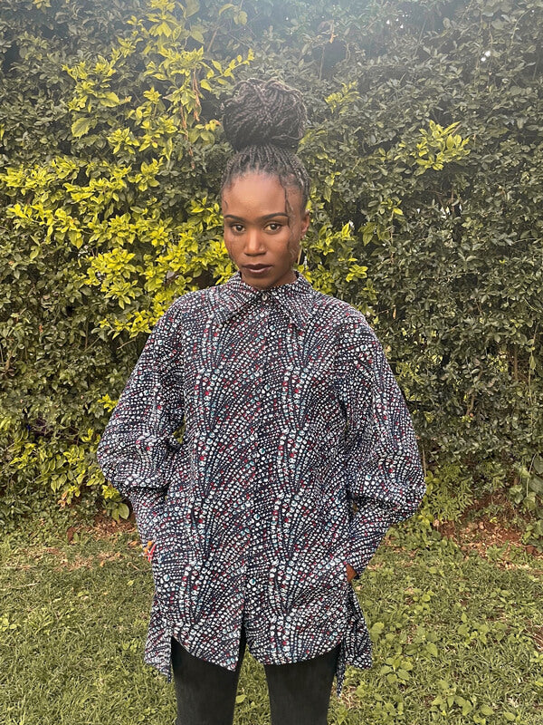 クロスバックブラウス