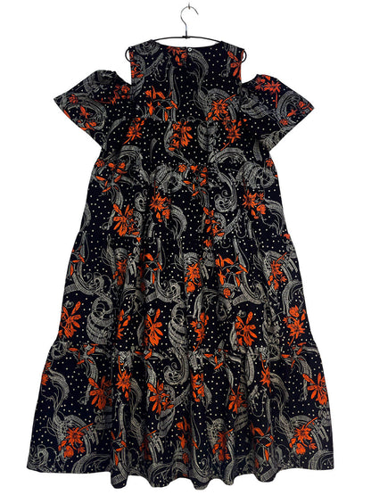 Cold Shoulder Tiered Dress