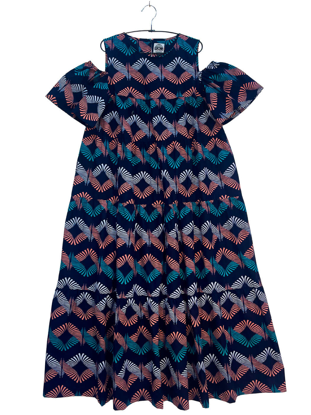 Cold Shoulder Tiered Dress
