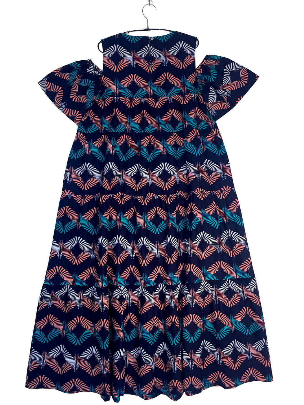 Cold Shoulder Tiered Dress
