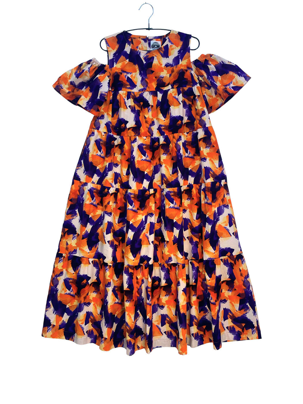 Cold Shoulder Tiered Dress