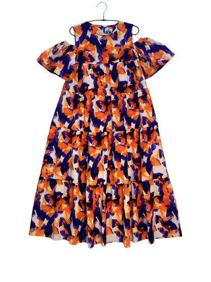 Cold Shoulder Tiered Dress