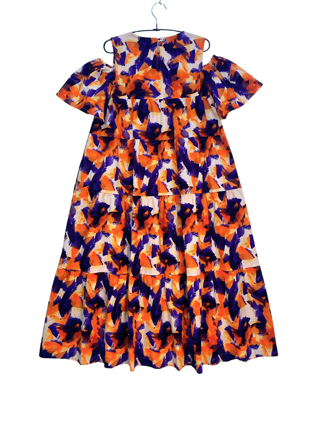 Cold Shoulder Tiered Dress