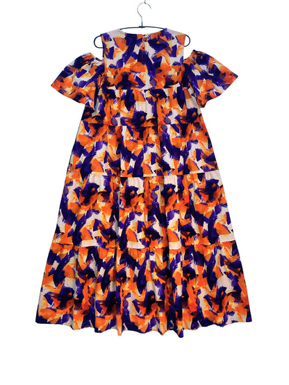 Cold Shoulder Tiered Dress