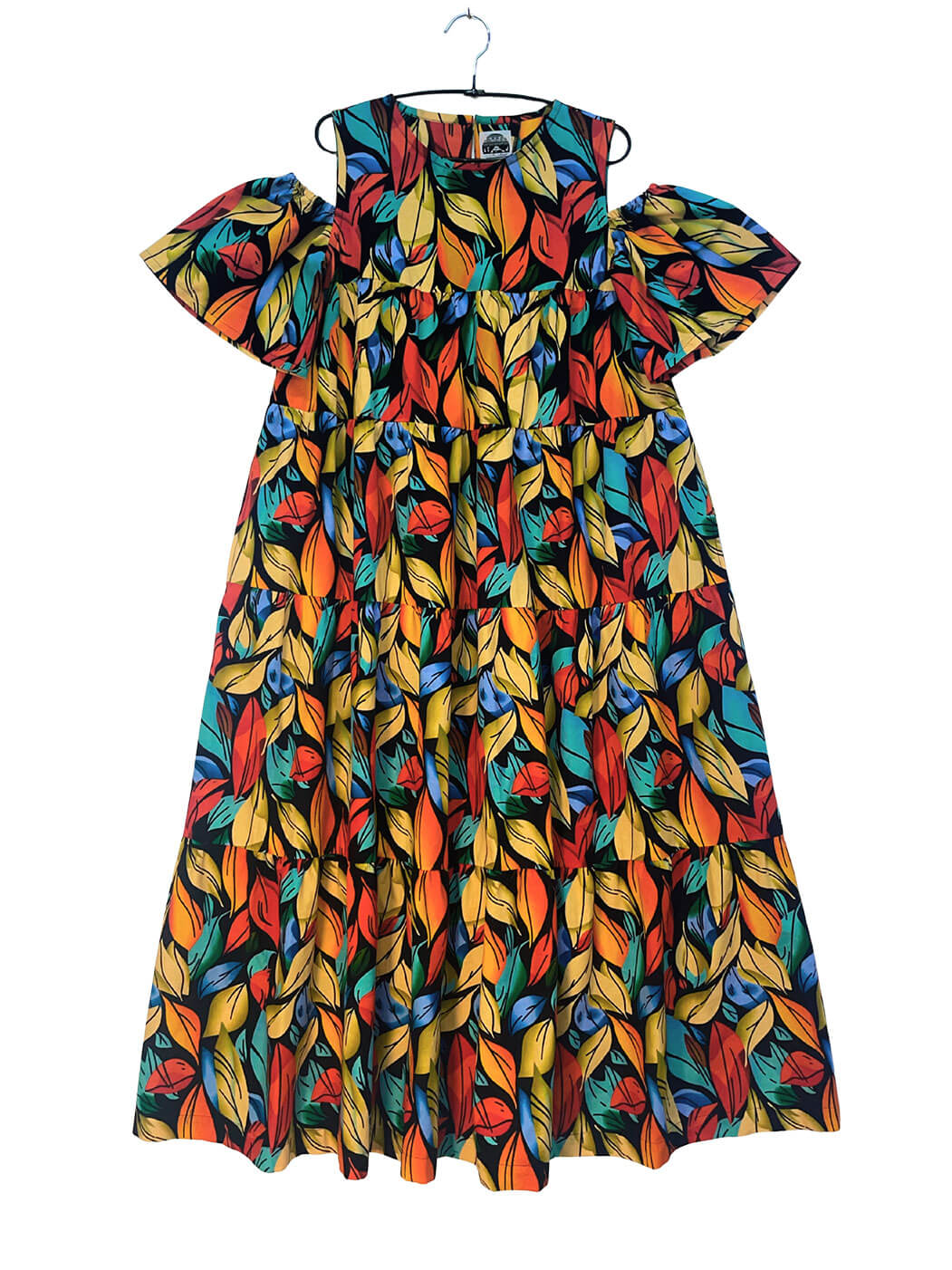 Cold Shoulder Tiered Dress