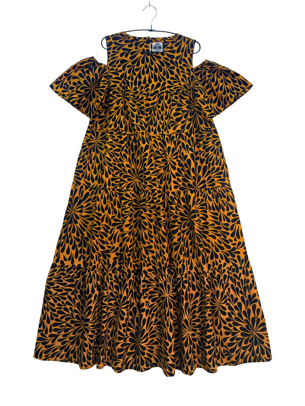 Cold Shoulder Tiered Dress