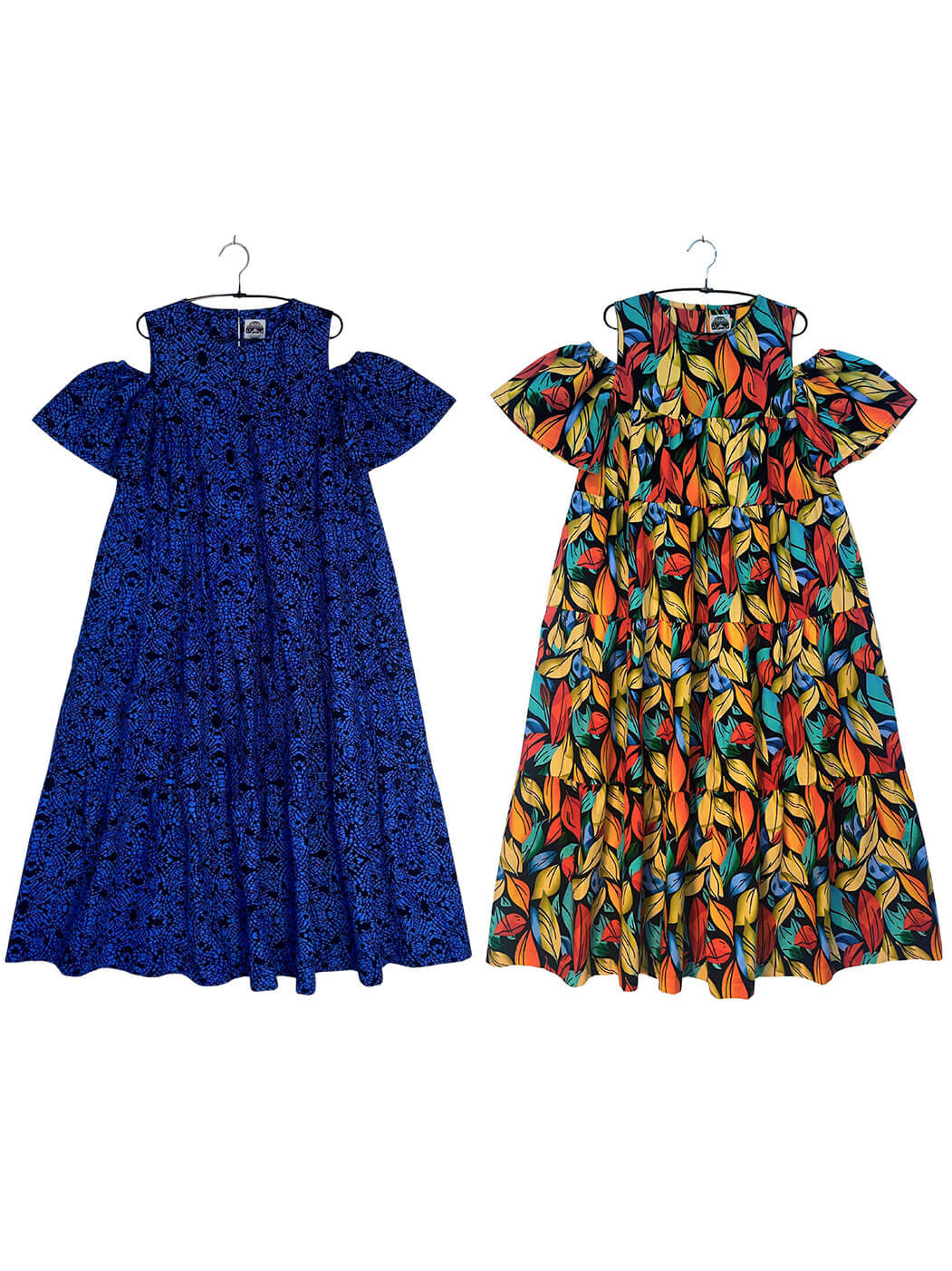 Cold Shoulder Tiered Dress
