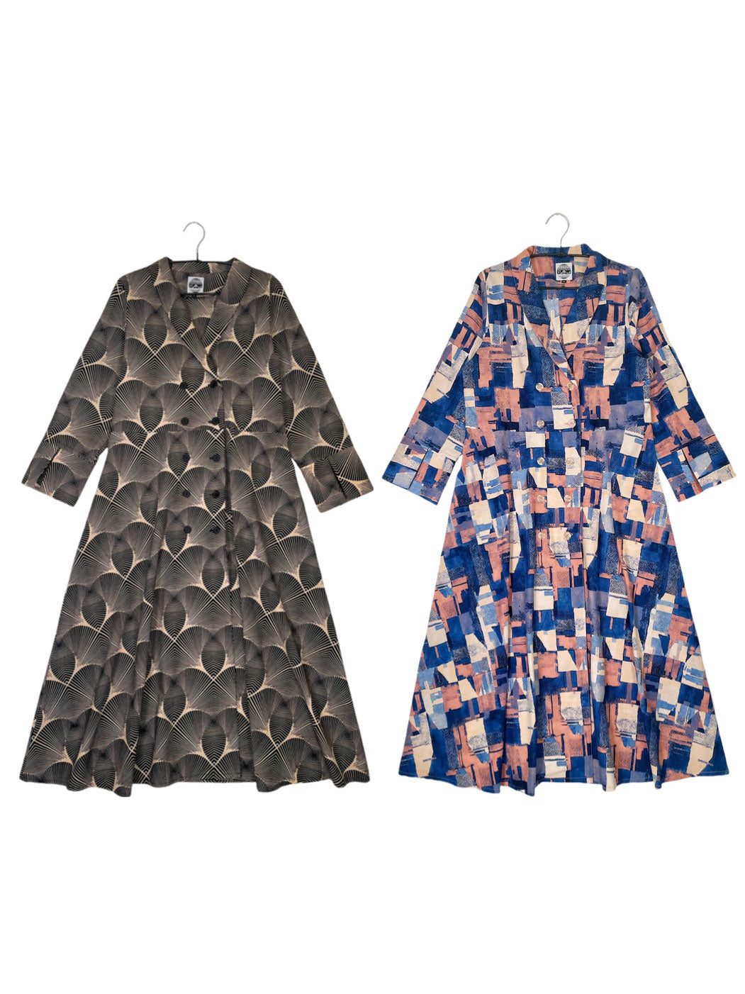 ダブルボタンワンピース