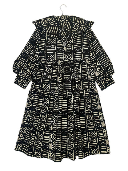 Hooded Coat Dress #675 <M>