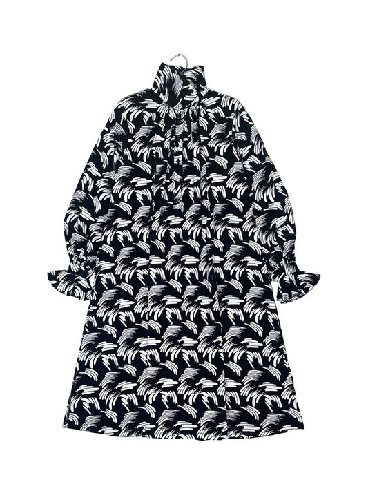 High Neck Smock Dress #756 <M>