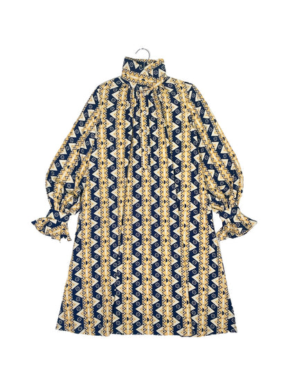 High Neck Smock Dress #738 <S>