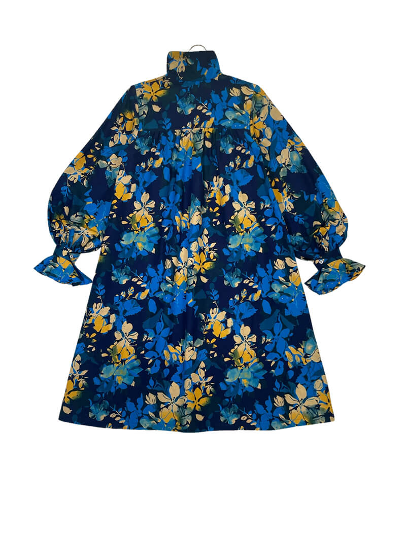 High Neck Smock Dress #537 <S>