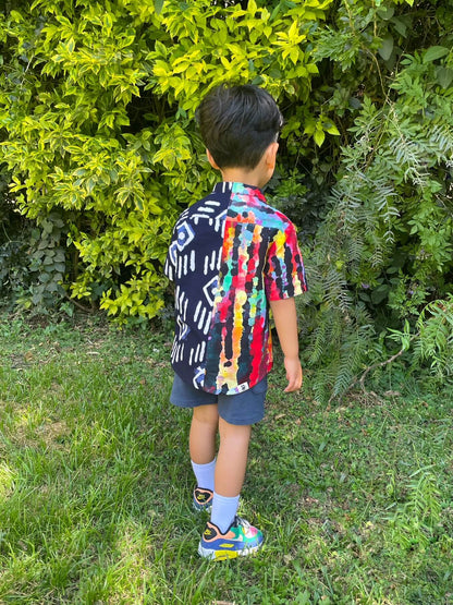 Kids Two-tone Shirt <Semi-custom Order>