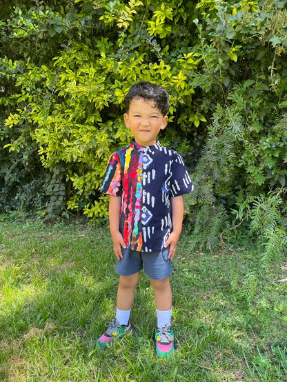 Kids Two-tone Shirt <Semi-custom Order>