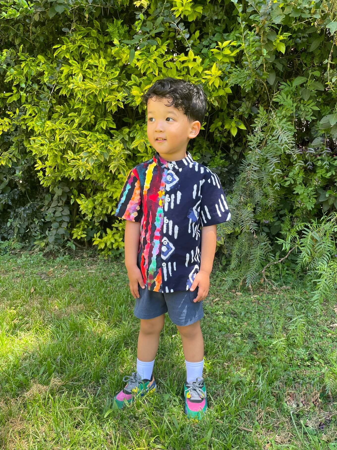 Kids Two-tone Shirt <Semi-custom Order>