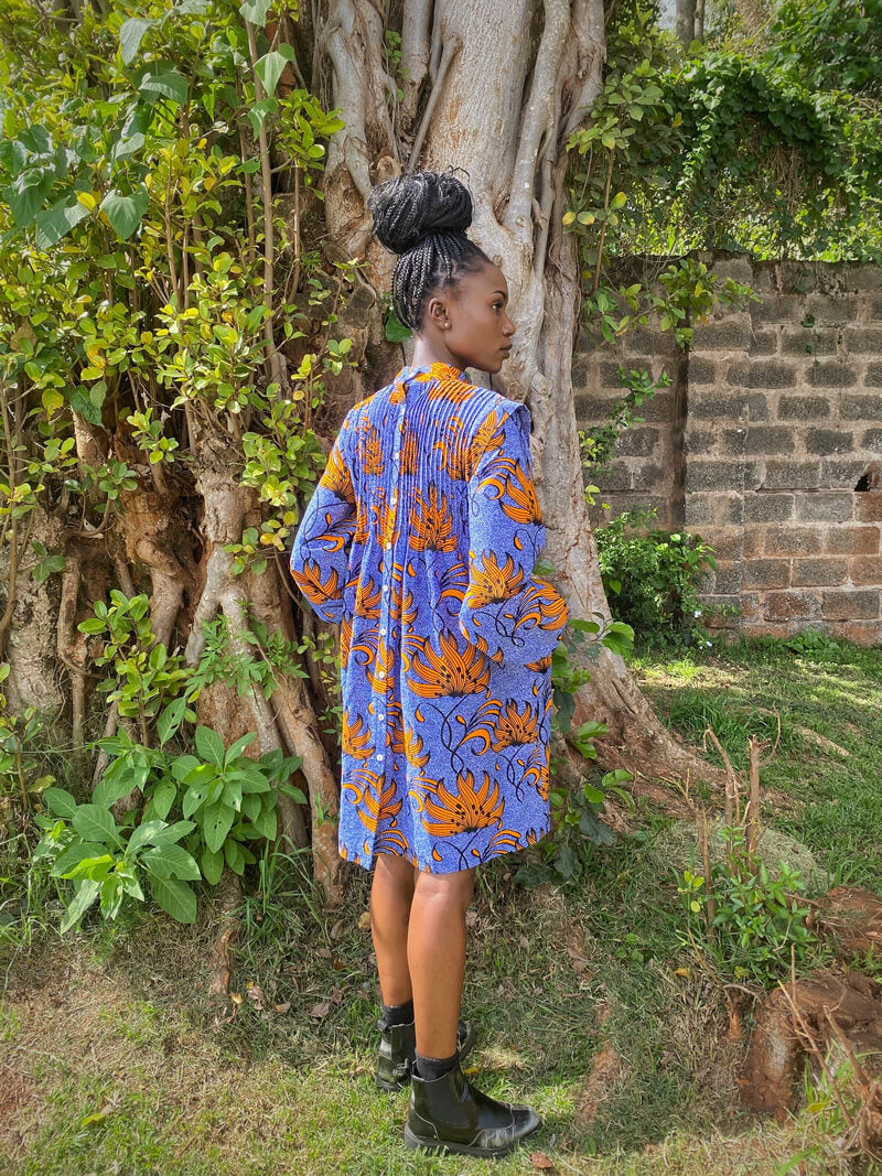 Pintuck Smock Dress <Semi-custom Order>