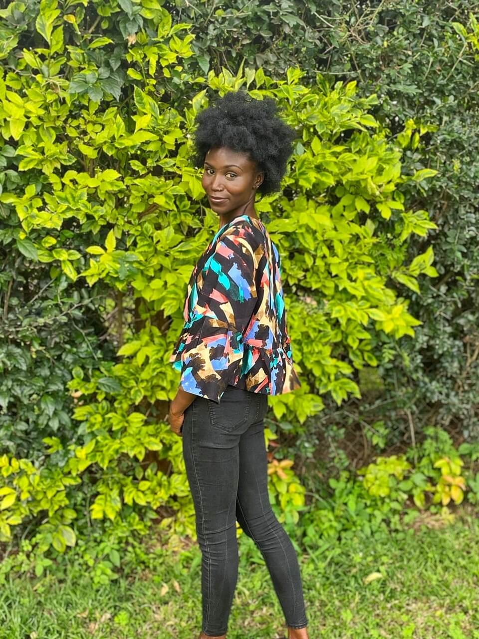 ベルスリーブクロップドジャケット