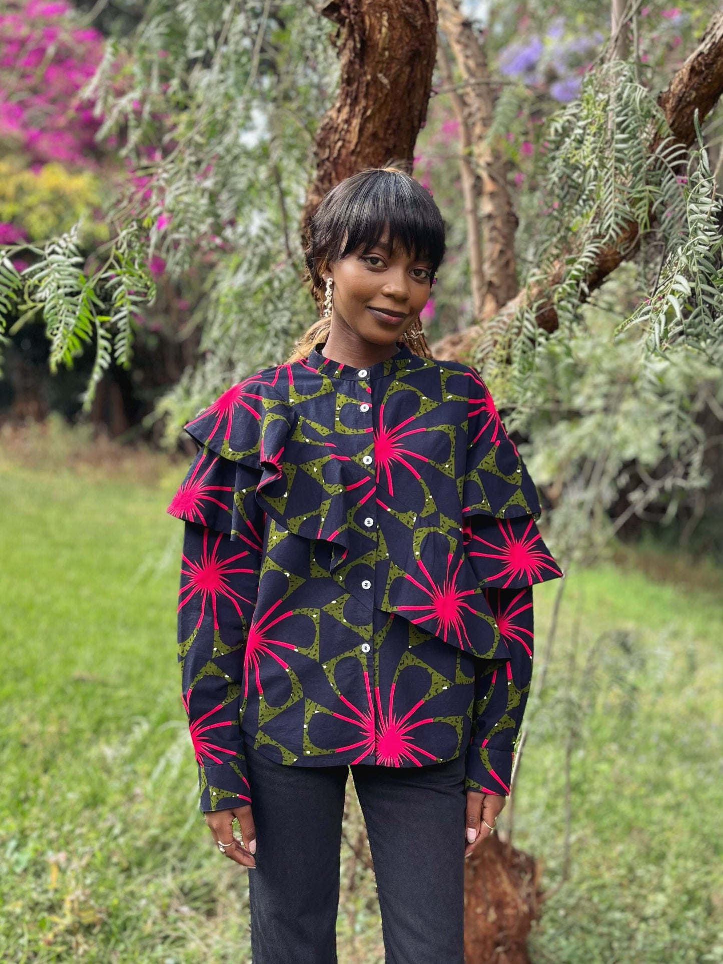 Layered Ruffle Shirt