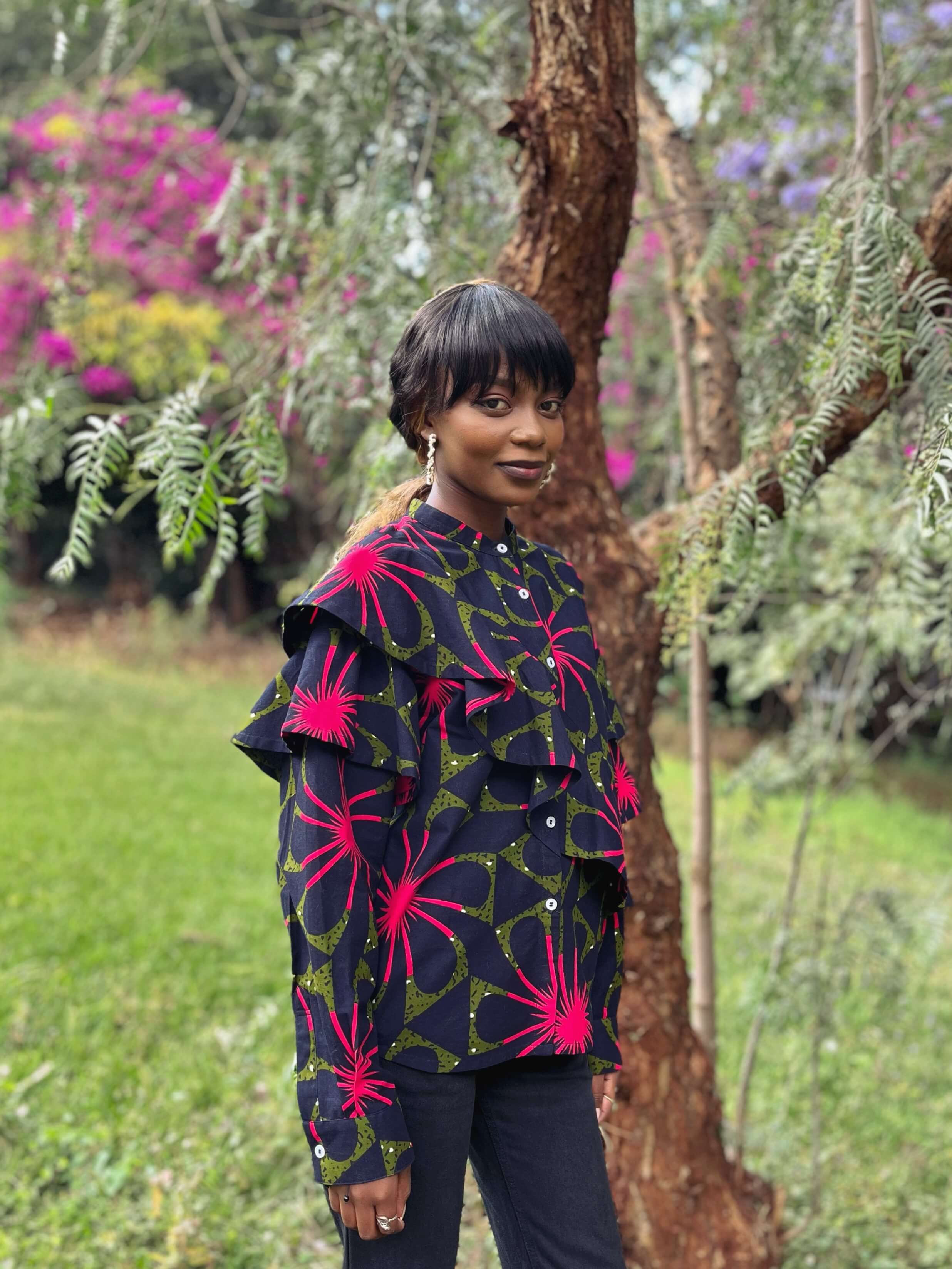 Layered Ruffle Shirt – nomadic artisan