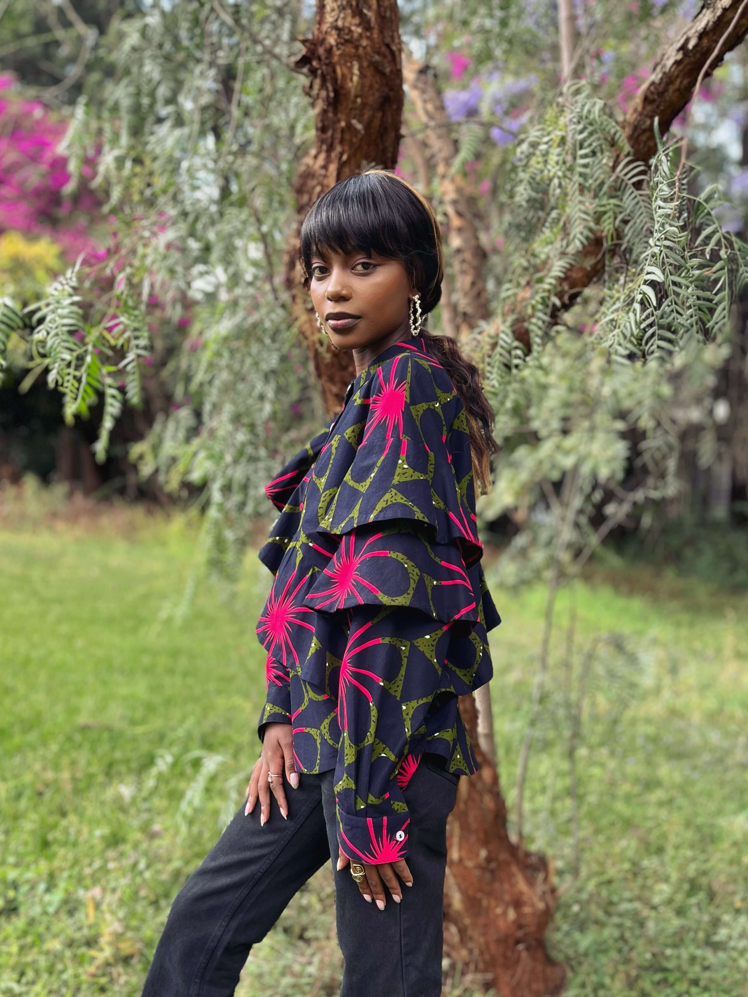 Layered Ruffle Shirt – nomadic artisan