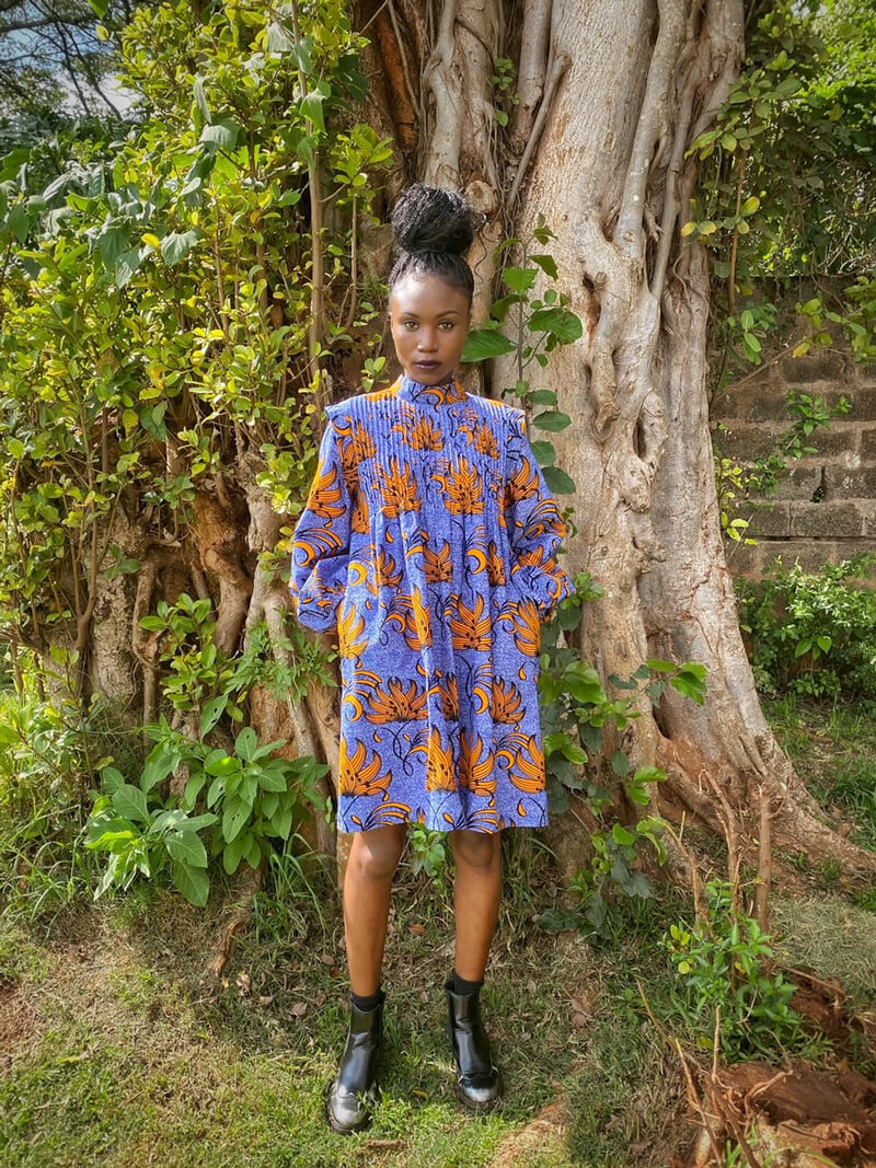 Pintuck Smock Dress <Semi-custom Order>