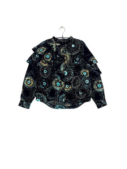 Layered Ruffle Shirt #830 <L>