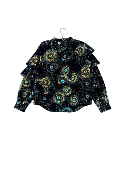 Layered Ruffle Shirt #830 <L>