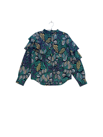 Layered Ruffle Shirt  #847 <M>