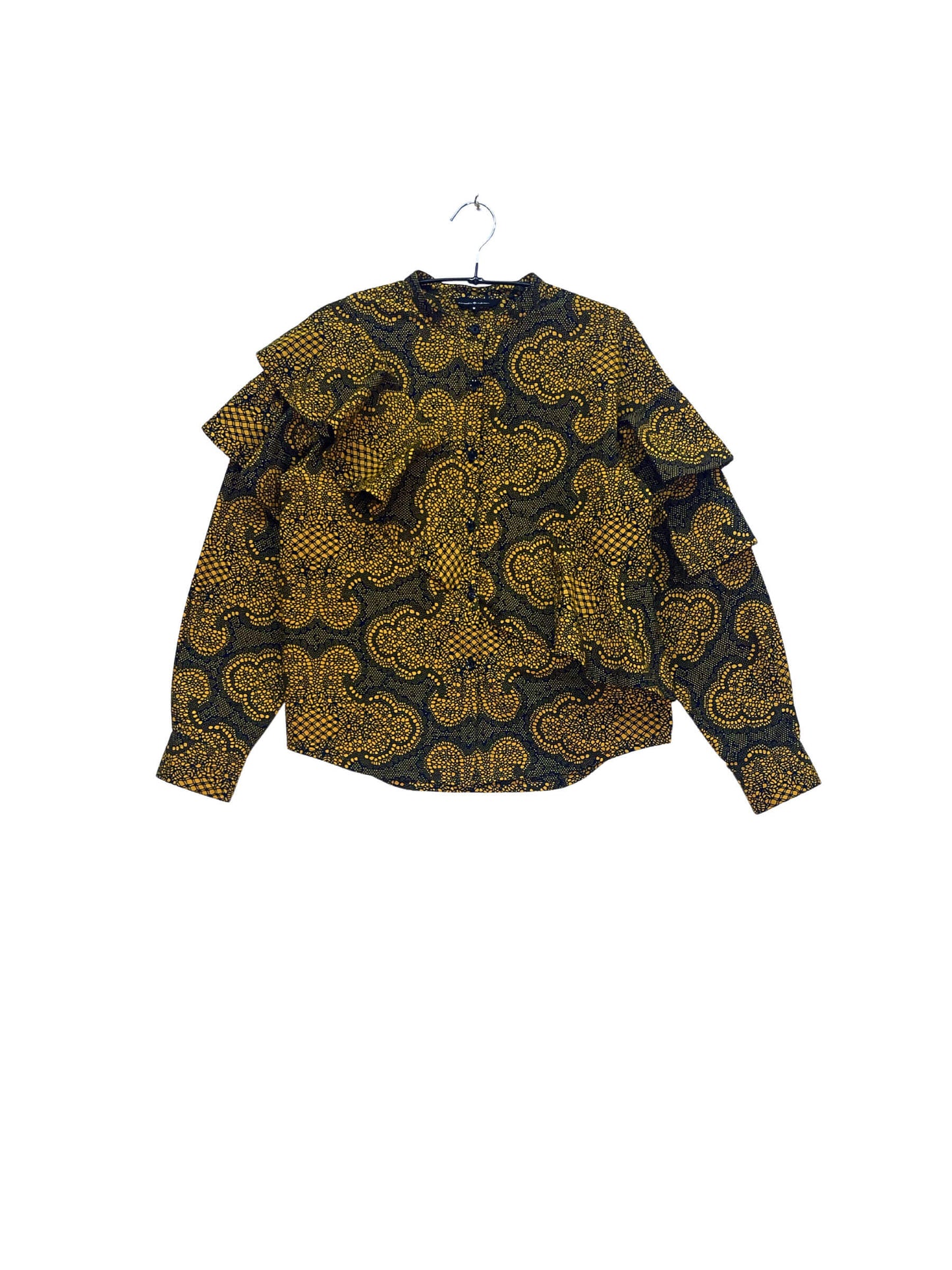 Layered Ruffle Shirt #854 <M>