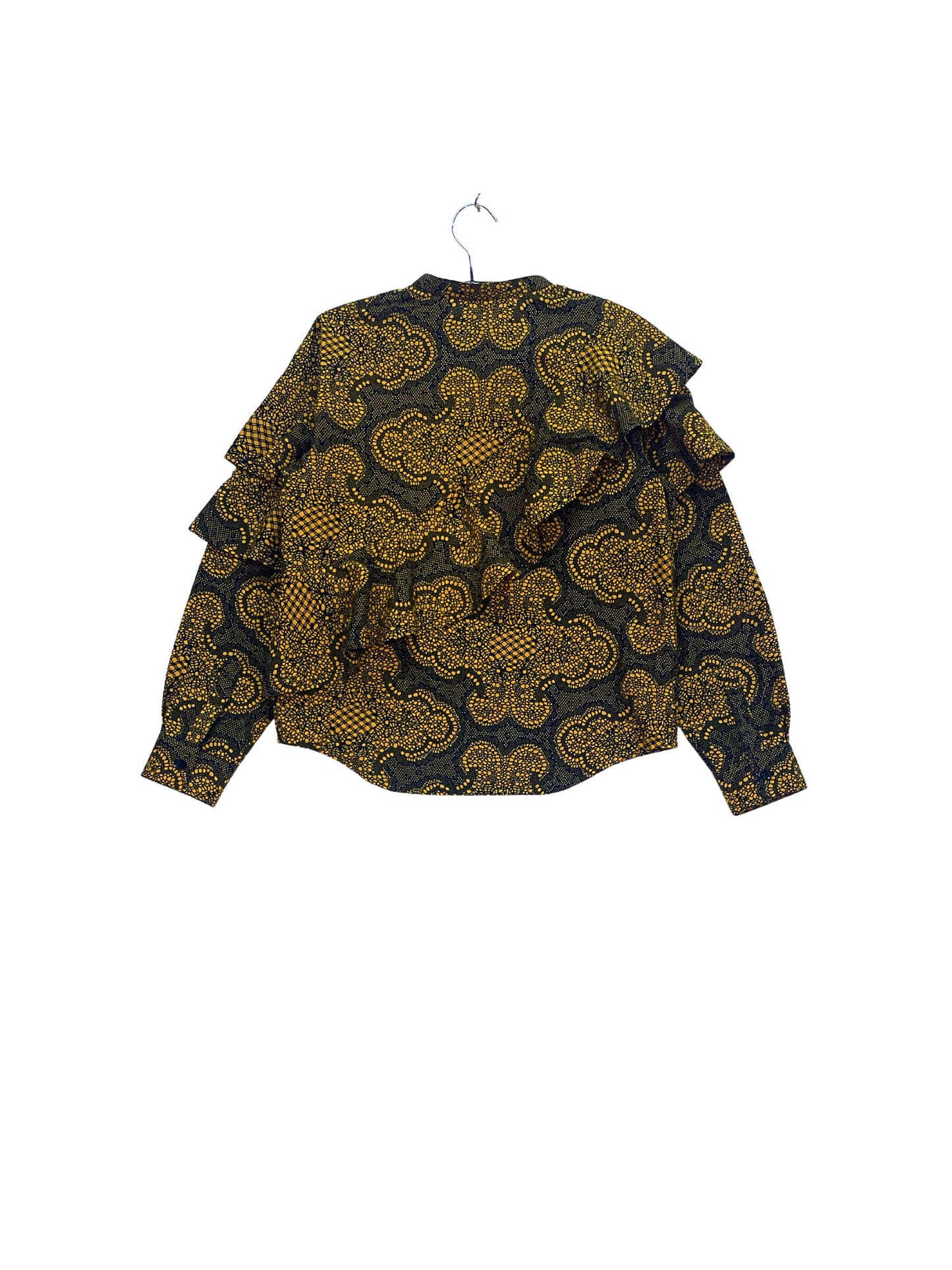 Layered Ruffle Shirt #854 <M>