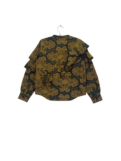 Layered Ruffle Shirt #854 <M>