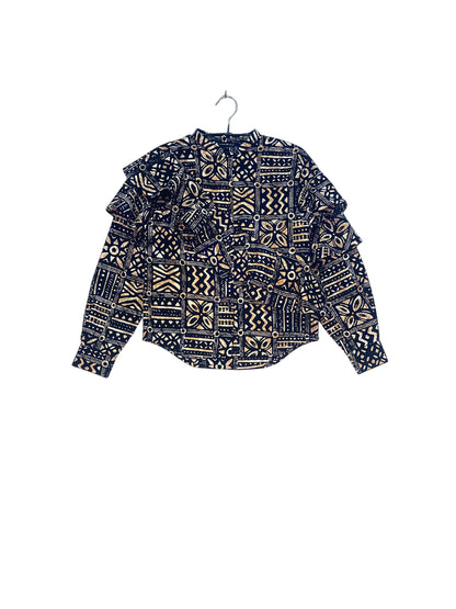 Layered Ruffle Shirt  #805 <S>