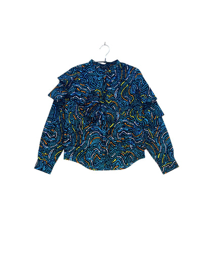 Layered Ruffle Shirt  #620 <S>