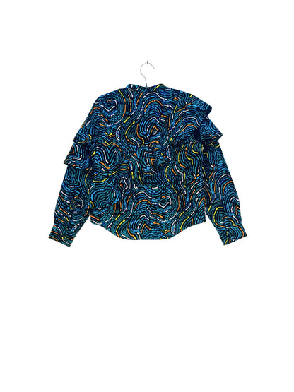 Layered Ruffle Shirt  #620 <S>