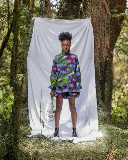 Ruffle Collar Blouse