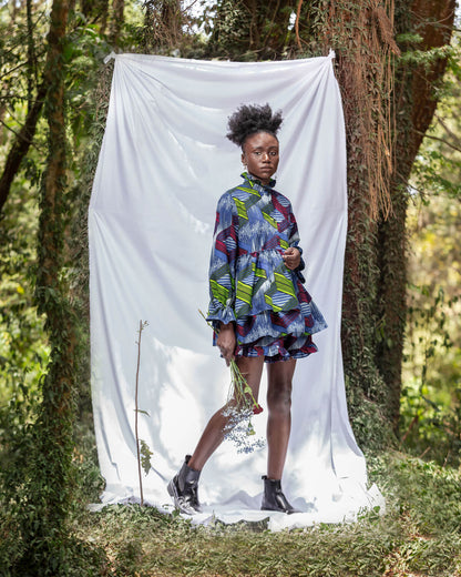 Ruffle Collar Blouse