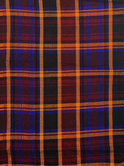 Maasai Shuka Shirt Dress - Long #45 <M>