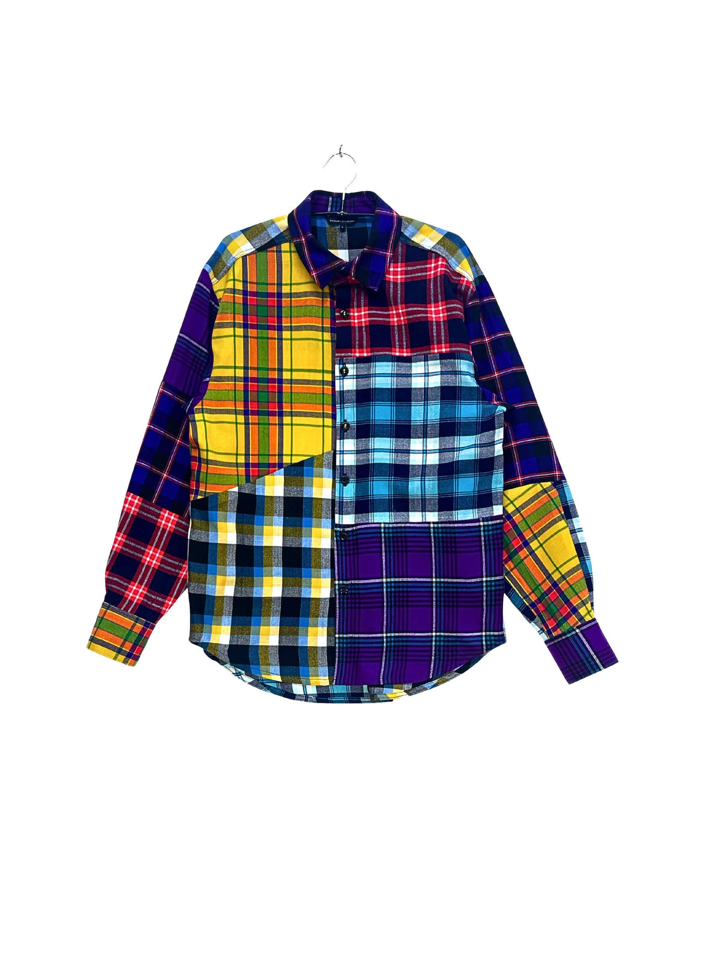 Maasai Shuka Patchwork Shirt - Op.13 <L>