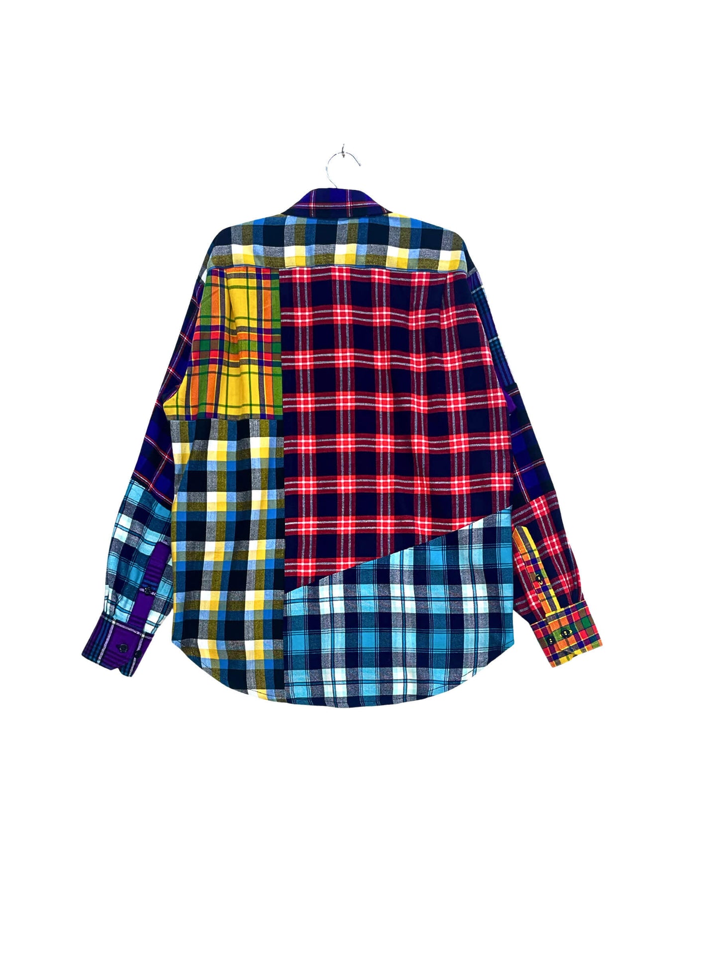 Maasai Shuka Patchwork Shirt - Op.13 <L>