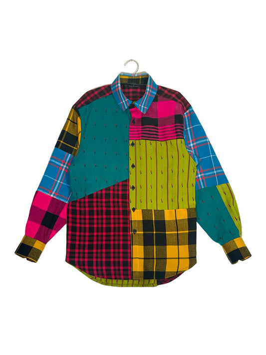 Maasai Shuka Patchwork Shirt - Op.6 <L>