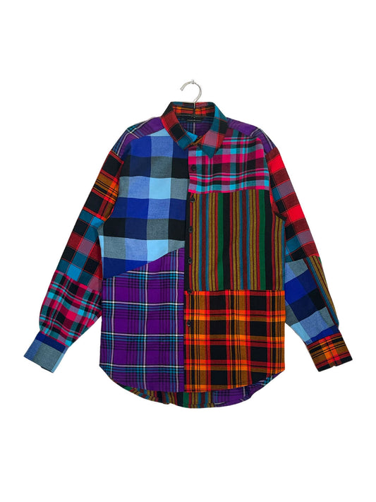 Maasai Shuka Patchwork Shirt - Op.7 <L>