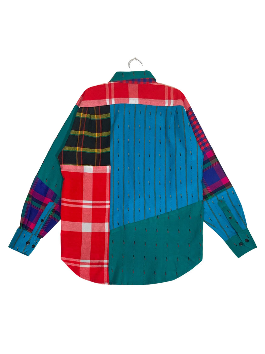 Maasai Shuka Patchwork Shirt - Op.8 <L>